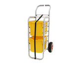 Rover All Terrain Cart in Silver w/ 2 Jumbo F3 Sunshine Yellow Trays Gratnells Shiffler Furniture and Equipment for Schools