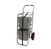 Gratnells Rover All Terrain Cart in Silver w/ 2 Jumbo F3 Silver Trays