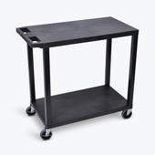 Luxor 32" x 18" Cart - Two Flat Shelves