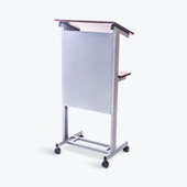 Luxor Rolling Adjustable-Height Podium