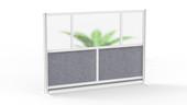 Modular Room Divider Wall System - 70" x 48" Starter Wall Luxor Shiffler Furniture and Equipment for Schools
