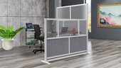 Luxor Modular Room Divider Wall System - 70" x 48" Add-On Wall