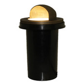 12V Composite In Ground Well Pathway Light w/ Eyebrow Cover - Black AQ Lighting Shiffler Furniture and Equipment for Schools