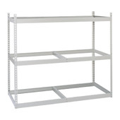 3 Level 48"w x 36"d x 84"h Rivet Rack Starter, Dove Gray Republic Storage Systems, LLC Shiffler Furniture and Equipment for Schools