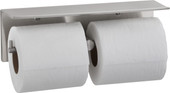 Bobrick Washroom Dispenser, Double Toilet Tissue With A Shelf Bobrick Washroom Shiffler Furniture and Equipment for Schools
