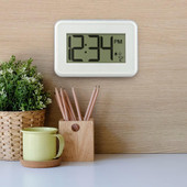 La Crosse Technology La Crosse 7.5" Digital Wall Clock (White), Set of 8