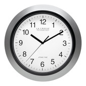 La Crosse Technology La Crosse 10" Atomic Wall Clock (Silver), Set of 5