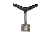 KI Replacement 30" fixed legs for Pirouette table, Chrome Krueger International - KI Shiffler Furniture and Equipment for Schools