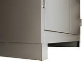 Republic Storage Systems, LLC Republic All-Welded 36"w x 21"d x 46"h Steel Industrial Counter Height Storage Cabinet