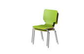 Pedagogy 12" Malmo Stack Chair, Set of 2 Pedagogy Shiffler Furniture and Equipment for Schools