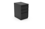 Pedagogy Spyro Mobile Pedestal File Cabinet, Black Pedagogy Shiffler Furniture and Equipment for Schools