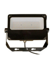 Paclights, LLC High-output Economy Medium LED Floodlight. 150W, 21,300 lumens, 4000K, 14 in x 8 in x 3 in 9 lbs. Comes with flood mount bracket.