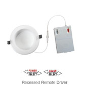 Recessed Downlight 4" Circular Remote Driver Power and Color Select 9W Keystone Technologies, LLC Shiffler Furniture and Equipment for Schools