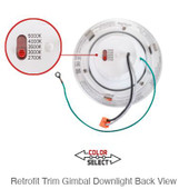 Keystone Technologies, LLC Recessed Downlight Gimbal Type 5"/6" Circular Color Select