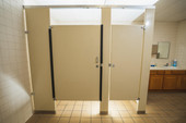 Restroom Stall Blinder 58"L (2/pack)