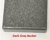 Shiffler DPWH Wall Hook System, Dark Gray backer, 24 in. wide,  with 4 black hooks
