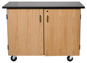 NPS Mobile Science Cart with Inner Drawers and Shelf