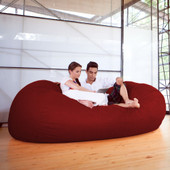 Jaxx 7 Foot Giant Bean Bag Sofa, Cinnabar