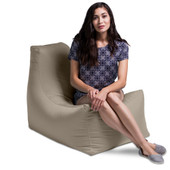 Jaxx Juniper Outdoor Bean Bag Patio Chair, Taupe