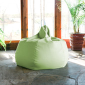Kiss Outdoor Bean Bag Chair with Sunbrella Cover, Parrot