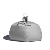 Kiss Outdoor Bean Bag Chair with Sunbrella Cover, Granite