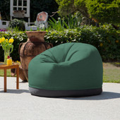 Jaxx Palmetto Large Round Outdoor Bean Bag Club Chair - Sunbrella Breeze