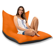 Jaxx Finster Outdoor Bean Bag Lounge Chair - Sunbrella Tangerine