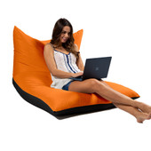 Jaxx Finster Outdoor Bean Bag Lounge Chair - Sunbrella Tangerine