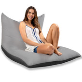 Jaxx Finster Outdoor Bean Bag Lounge Chair - Sunbrella Granite