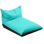 Jaxx Finster Outdoor Bean Bag Lounge Chair - Sunbrella Aruba Blue