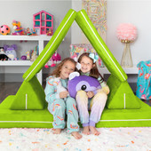 Jaxx Zipline Playscape - Imaginative Furniture Playset for Creative Kids, Lime