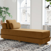 Jaxx Balshan Chaise Lounge Daybed, Butternut