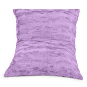 Jaxx Saxx 3.5 Foot Giant Décor Floor Pillow - Faux Fur, Bellflower Purple