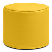 Jaxx Spring Modular Pouf Classroom Bean Bag Seat, Premium Vinyl - Yellow