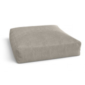 Jaxx Brio Large Décor Floor Pillow / Meditation Yoga Cushion, Plush Microvelvet, Dove Grey