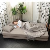 Zenzi Loveseat Twin - Convertible Couch / Twin Sleeper, Bru Smart  - Shark Grey
