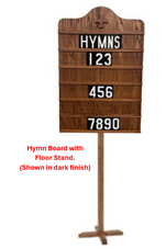 Hymn Board with Floor Stand - Light Hymns and CD Set