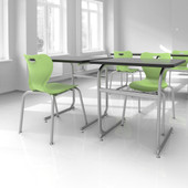 Pedagogy Gogy Chair - 14"H Polypropylene Chair with Chrome Frame