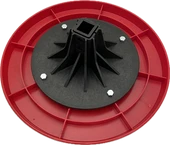 Shiffler Universal Replacement Cafeteria Table Stool Top, 12-3/4" Diameter with Square Post Bracket