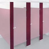 5"x 69" Floor Mounted Pilaster, baked enamel, with hardware Hadrian, Inc. Shiffler Furniture and Equipment for Schools