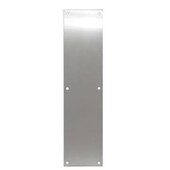 8311 Pull Plate, 3.5x15; Brass with Nickel Finish, US15 Allegion Shiffler Furniture and Equipment for Schools