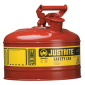 2.5 Gallon/9.5 Liter Safe Can, Red Justrite Mfg. Shiffler Furniture and Equipment for Schools