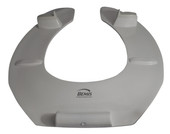 Heavy Duty Solid Plastic Toilet  seat - Elongated Bowl Style - White