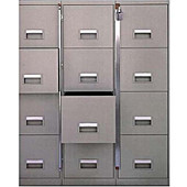 1-Drawer File Cabinet Locking Bar, 11" ABUS Lock Shiffler Furniture and Equipment for Schools