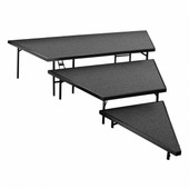 National Public Seating SPST36C Stage Pie set includes SP368C, SP3616C, SP3624C National Public Seating Shiffler Furniture and Equipment for Schools