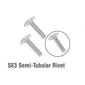 Semi-tubular rivet with 13/16" Grip range; steel, 100 pieces Other Shiffler Furniture and Equipment for Schools