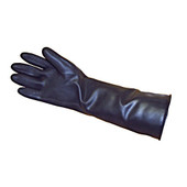 Black 16 inch heavy duty (40 mil) rubber pot scrubbing glove, X-Large, 1 pair Other Shiffler Furniture and Equipment for Schools