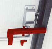 Door Security Latch - fits Single Door, Right Handed, 10"W x 4-1/2"D Security Latch Shiffler Furniture and Equipment for Schools