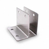 Double high 1-Ear bracket for 1-1/4 Panel; stainless steel Other Shiffler Furniture and Equipment for Schools