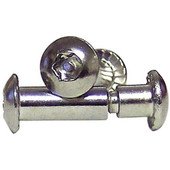 Barrel nut Torx tamper proof; 10-24 x 5/8" chrome plated steel sold per 100 Other Shiffler Furniture and Equipment for Schools